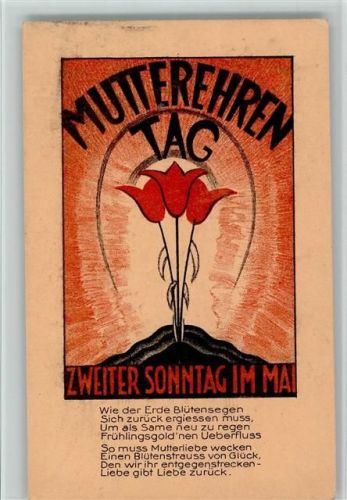Mutterehren Tag AK