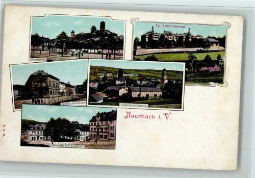 Auerbach 1905 Versch. Abbildungen , gute Erhaltung AK