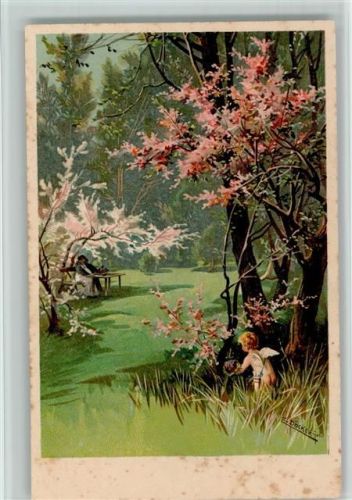 Serie 57 -Ei, Ei - Amor versteckt sich , litho