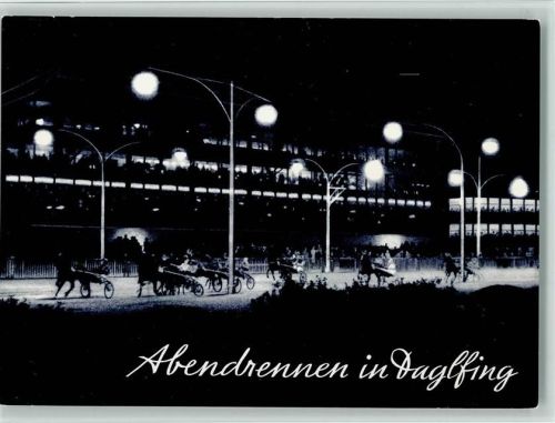 Abendrenne in München Daglfing 1979 AK