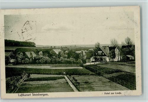 Steinbergen 1920 Hotel zur Linde, I Stempelflecken