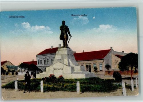 Kossuth szobor - Kriegerdenkmal ca 1916 AK