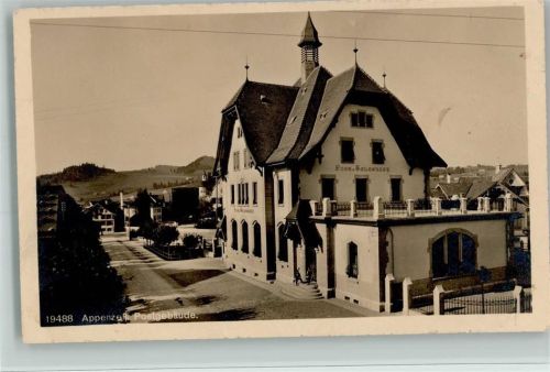 Appenzell 1912 Postgebäude