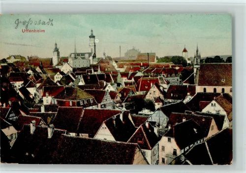 Uffenheim 1915 Teilansicht AK