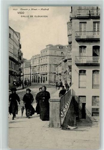 Vigo 1910 Nr. 1357 Verlag Hauser y Menet - Calle de Eduayen AK