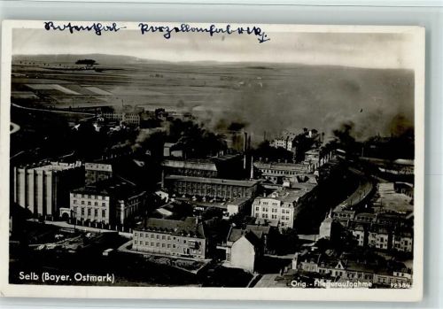 Selb Luftaufnahme Fabrik