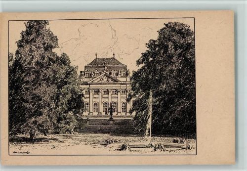 Fulda Verlag Mandt - Nr. 3 Federzeichnung - Orangerie - gute Erhaltung AK