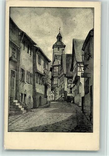 Heppenheim 1919 Verlag Hans Pernat - Kellereigasse , gute Erhaltung AK