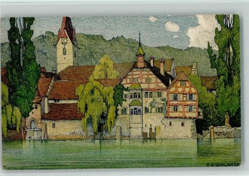 Stein am Rhein Kloster St. Georgen sign Schlatter E. E.