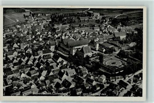87727 W8943 Babenhausen , Schwab - Fliegeraufnahme