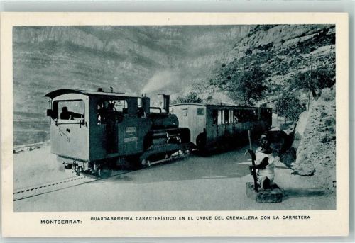 Montserrat Guadabarrera Caracteristico en el Cruce del Cremallera con la Carretera