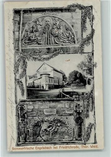 Engelsbach 1910 Hotel zum Paradiesgarten AK