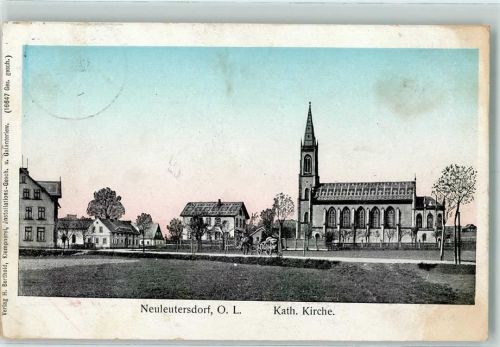 Leutersdorf 1906 Kath. Kirche Neuleutersdorf