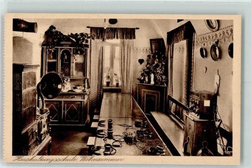 Au Haushaltungsschule Innenansicht Wohnzimmer
