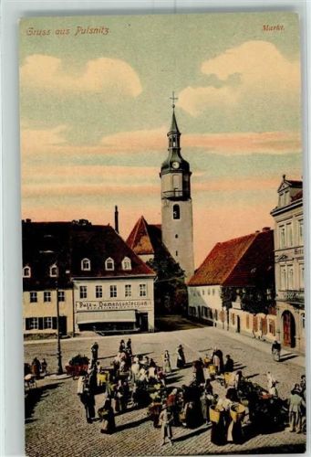 Pulsnitz Markt Marktszene
