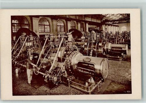 Le Creusot Ensemble des groupes électrogènes à gaz de hauts-fourneaux Station centrale