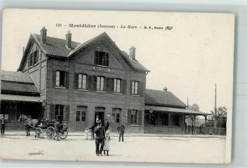 Montdidier La Gare Bahnhof Kutsche