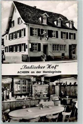 Achern Gasthaus Badischer Hof Stammtisch Regestrierkasse Theke