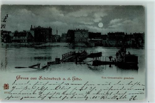 Schönebeck 1898 Von Grünwalde gesehen