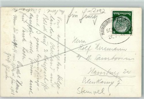 Hamburg-Helgoland Seepost 21.7.36