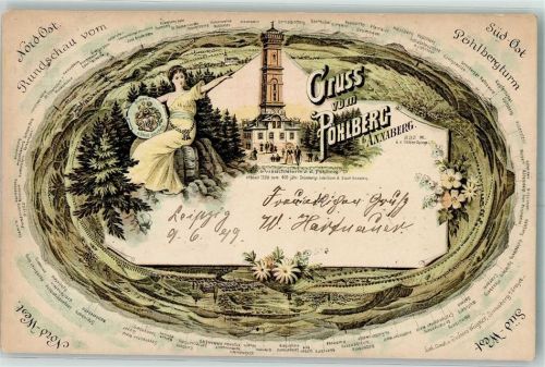 Annaberg-Buchholz 1899 Pöhlberg Aussichtsturm