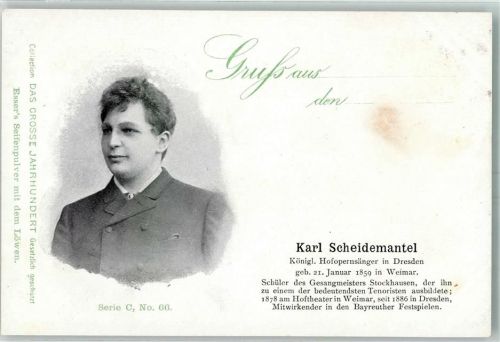 Das grosse Jahrhundert Werbung Essers Seifenpulver Serie C Nr. 66 Karl Scheidemantel