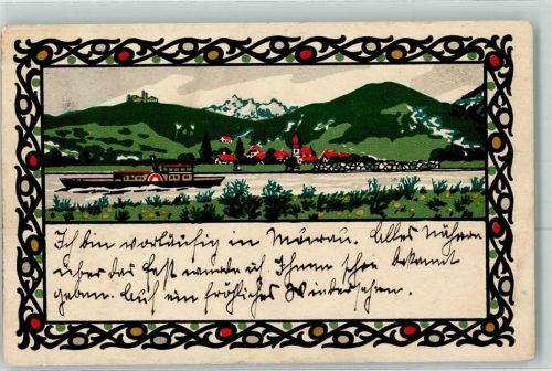 Nr. 1372 Raddampfer AK Rökl 1924