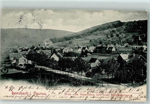 Lorsbach Blick vom Hasenberg am südl. Staufenabhang