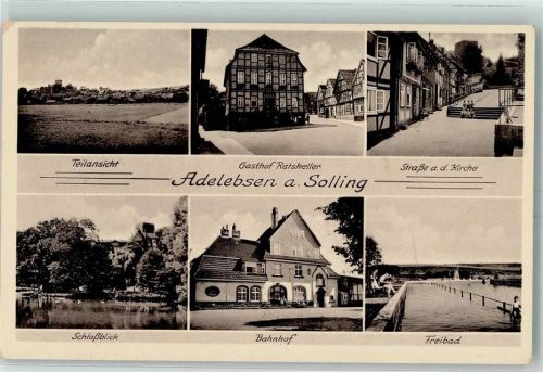 Adelebsen Gasthaus Ratskeller Schlossblick Bahnhof Freibad