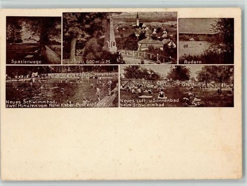 Saulgau Schwimmbad Hotel Kleber-Post Denkmal