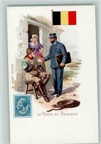 1900 La Poste en Belgique , gute Erhaltung AK