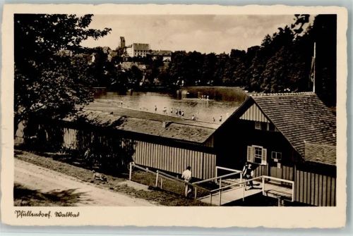 Pfullendorf 1954 Waldbad, Schwimmbad,