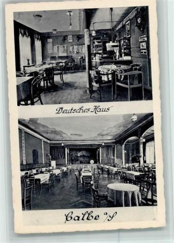 Calbe Deutsches Haus Innenaufnahmen 2-Bildaufnahme