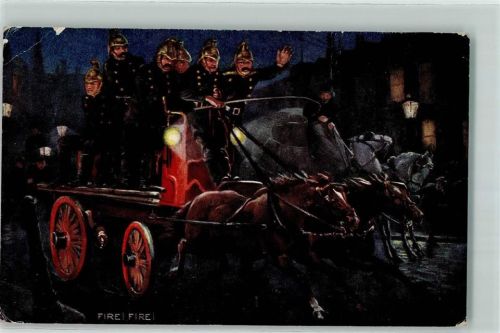 1909 Künstlerkarte Pferdegepann AK