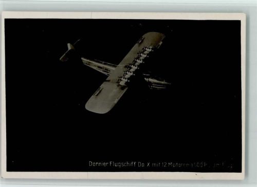1929 Verlag Weber 61299 - Dornier Do X AK