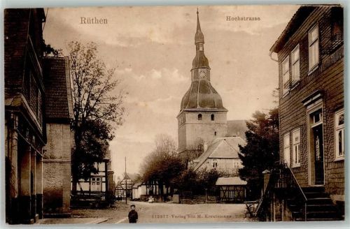 Rüthen 1907 Hochstraße
