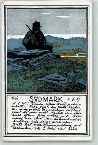 Graz 1909 Verein Südmark Karte Nr. 59