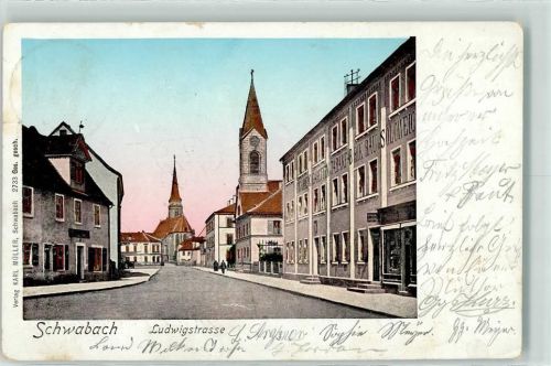 Schwabach 1907 Ludwigstraße