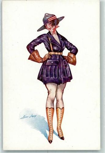 Mode Americaine Nr. 666 Verlag A. Noyer Serie 126 AK