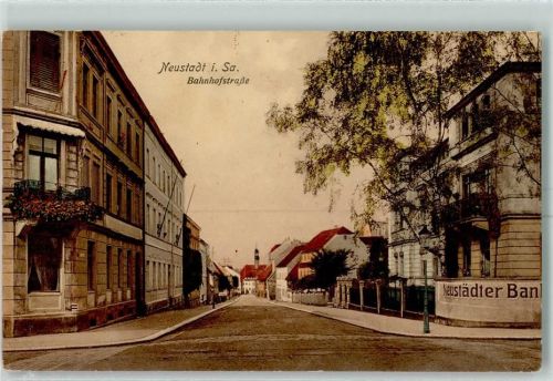 Neustadt 1915 Bahnhofstraße
