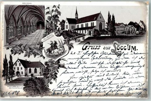 Loccum 1898 Gruss aus Kunstanstalt Carl Garte AK