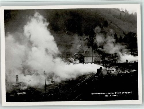 Stein SG Brandkatastrophe 1947 - Löscharbeiten