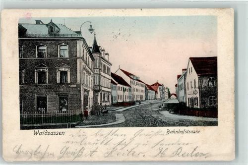 Waldsassen 1908 Bahnhofstraße