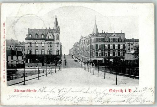 Oelsnitz 1904 Bismarckstraße