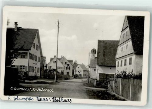 Erlenmoos Landpoststempel Gasthaus Rathaus
