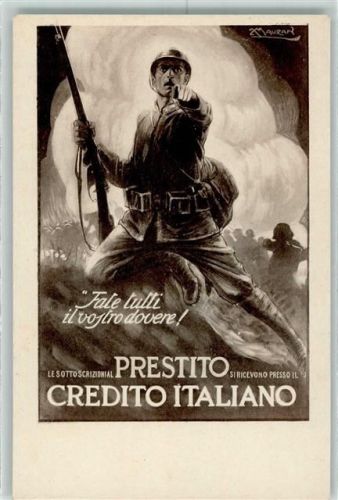 Prestito Credito Italiano Propaganda WK I