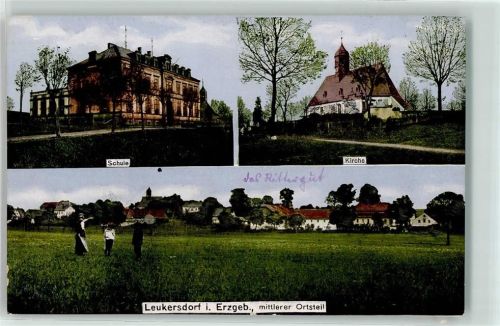 Leukersdorf Schule Kirche Rittergut