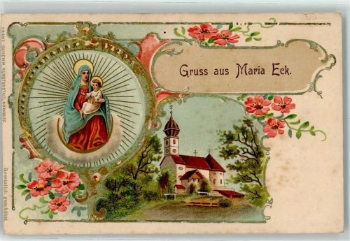 Maria Eck Madonna Wallfahrtskirche Stempel Maria Eck