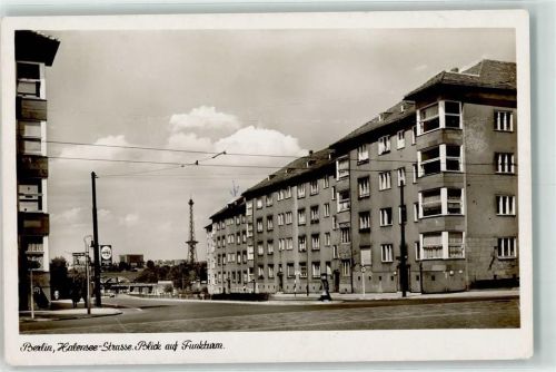 Halensee Halensee-Straße Funkturm Emailleschild Opel