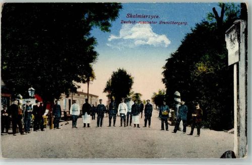 Neu Skalmierschütz 1917 Grenzübergang